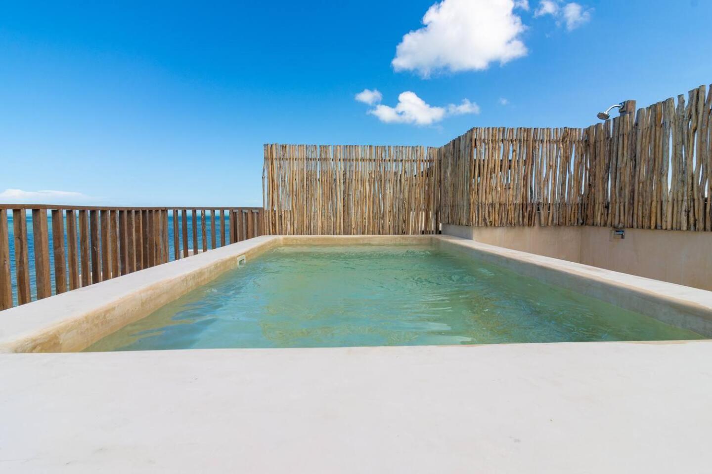 Beautiful Ocean View Penthouse With Private Pool -C301 Hotel Isla Holbox ภายนอก รูปภาพ