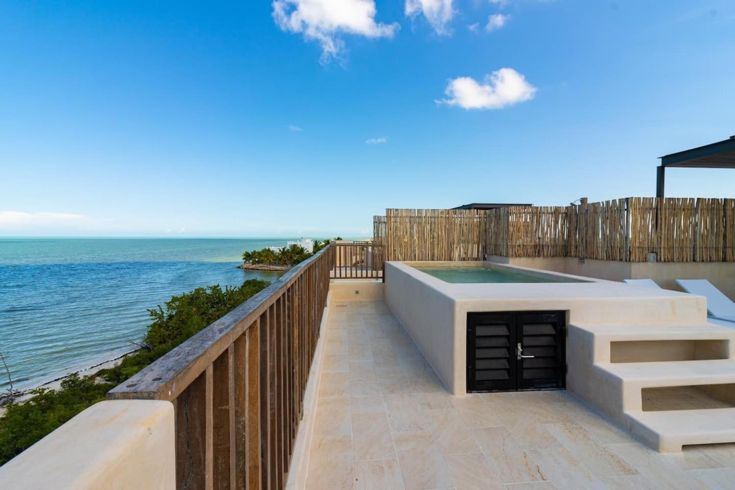 Beautiful Ocean View Penthouse With Private Pool -C301 Hotel Isla Holbox ภายนอก รูปภาพ